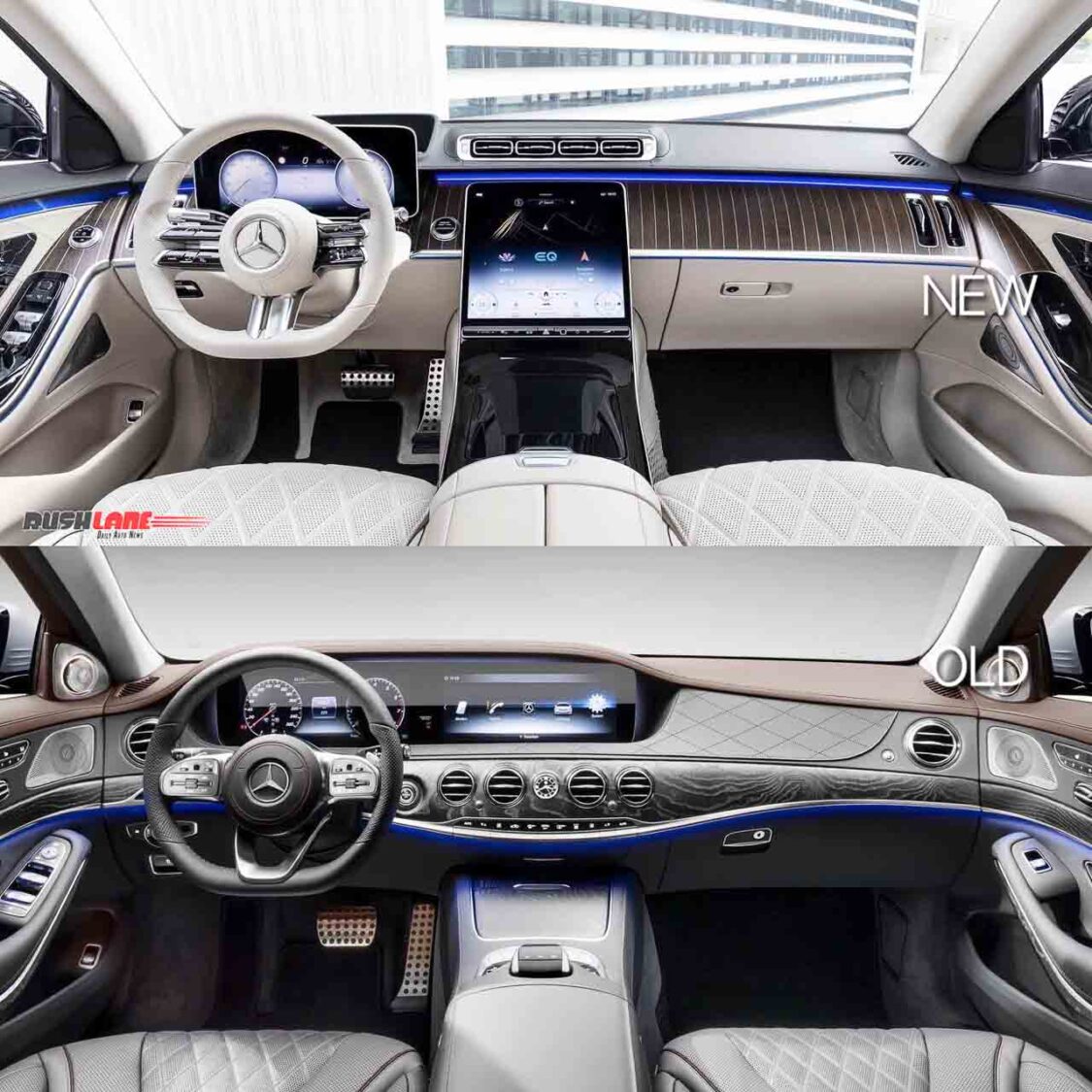 In the glb, you choose the shape your comfort takes. 2021 Mercedes S Class Old vs New - Exteriors and Interiors