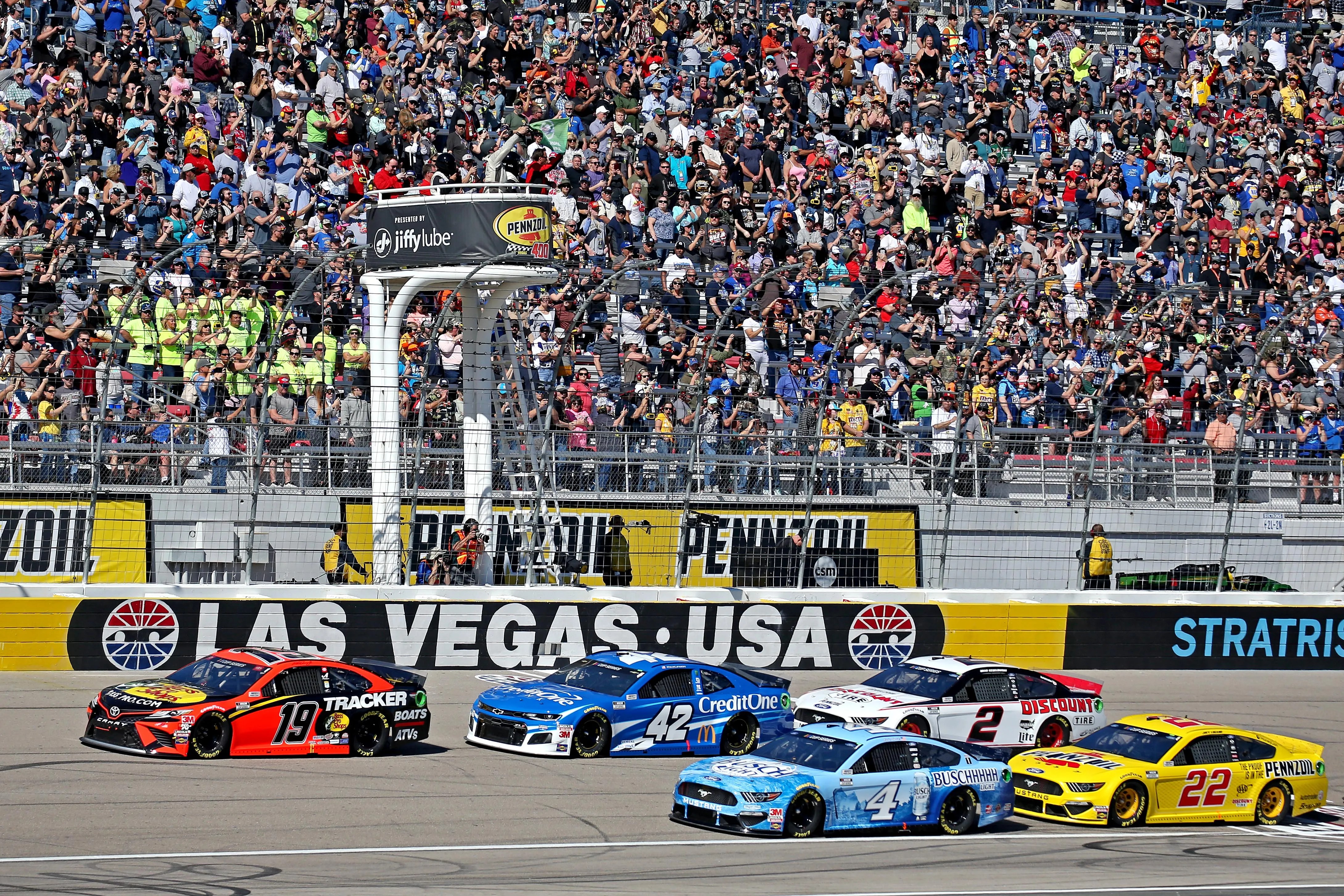 Choose from 20 different supercars and race around our road . Nascar Cup Series At Las Vegas Starting Lineup Tv Schedule For Sunday S Race