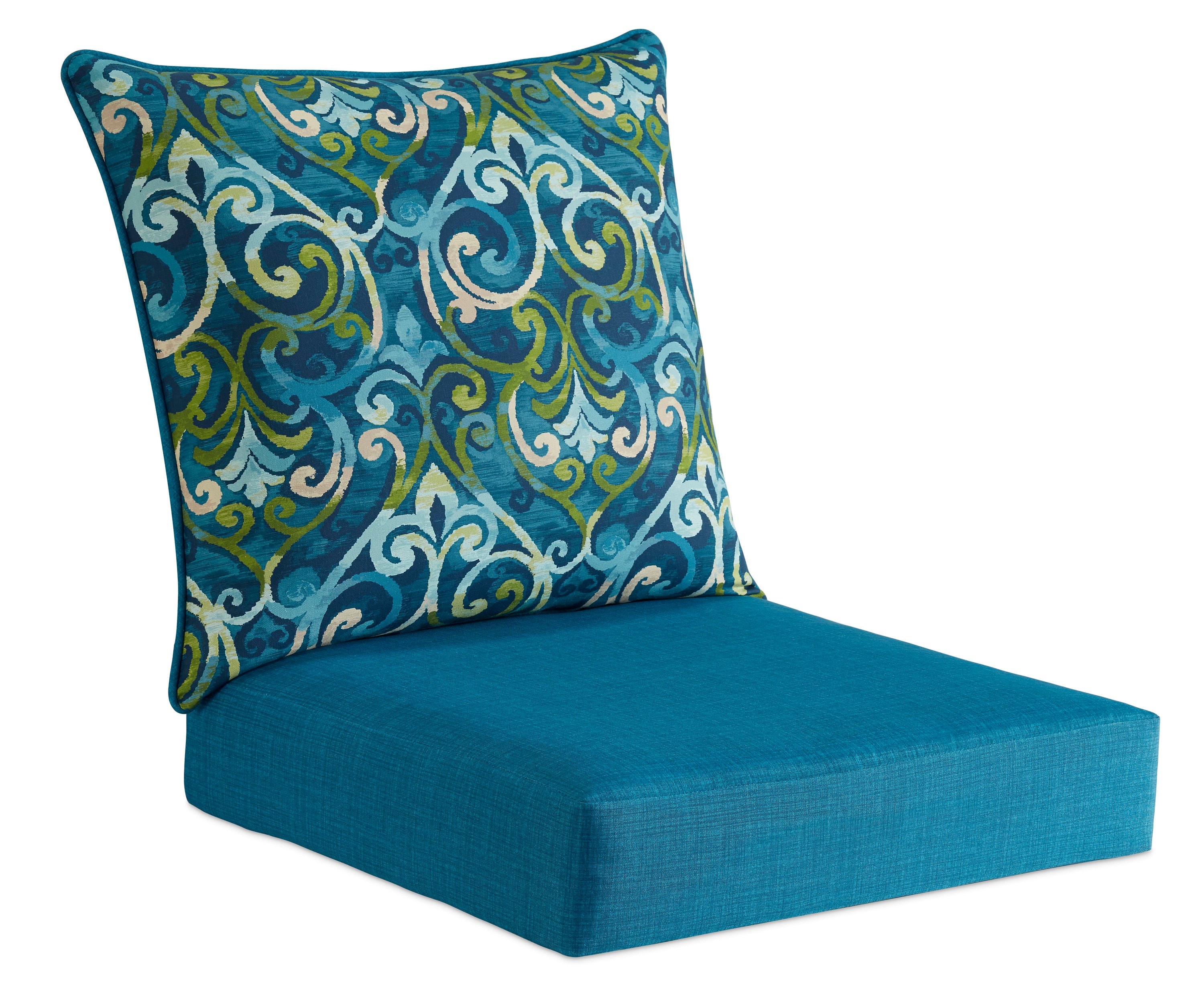 Heim & haus | selva bietet ein großes angebot im bereich beauty, wellness & fitness. Style Selections 2 Piece Salito Marine Deep Seat Patio Chair Cushion In The Patio Furniture Cushions Department At Lowes Com