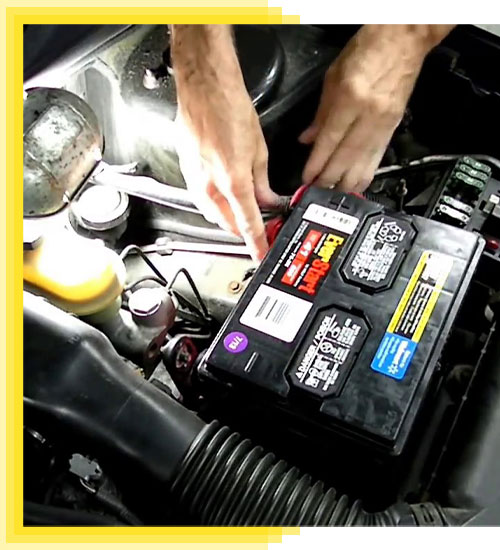 Keep your hands steady to avoid jostling the battery. Battery Installation - Ultimate Car Care