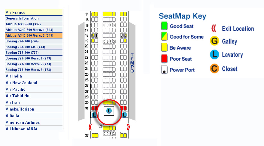 For your next american airlines flight, use this seating chart to get the . Seat Guru Recht Auf Klo