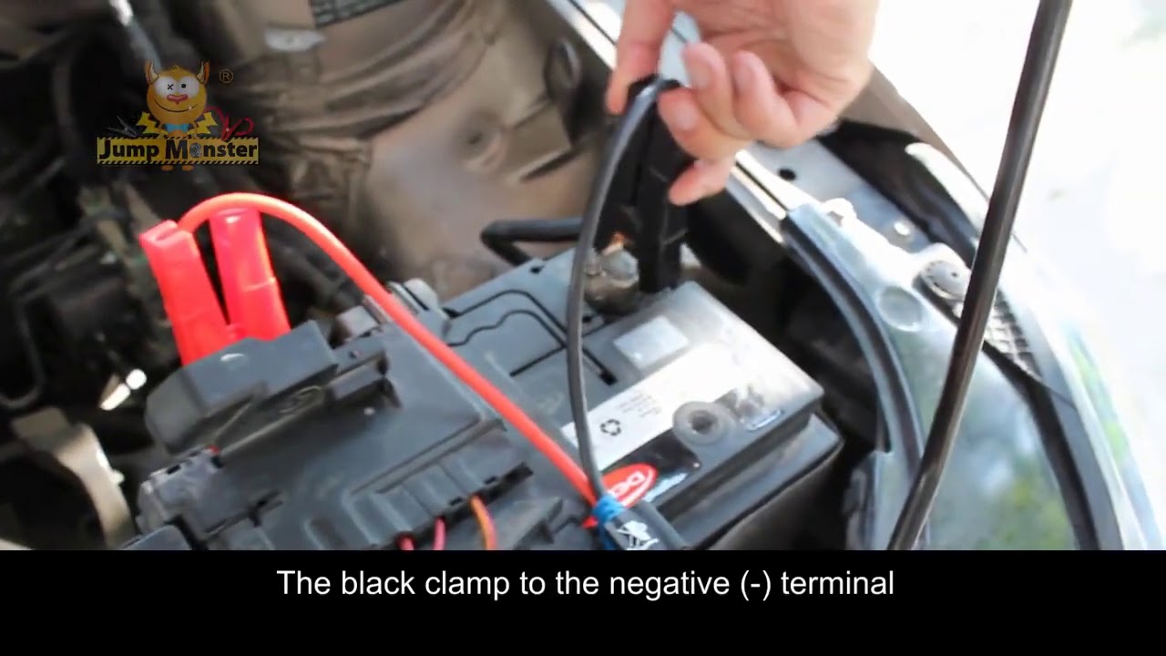 Jump start a car using the best portable car battery jump starter. car battery portable jump starter - YouTube