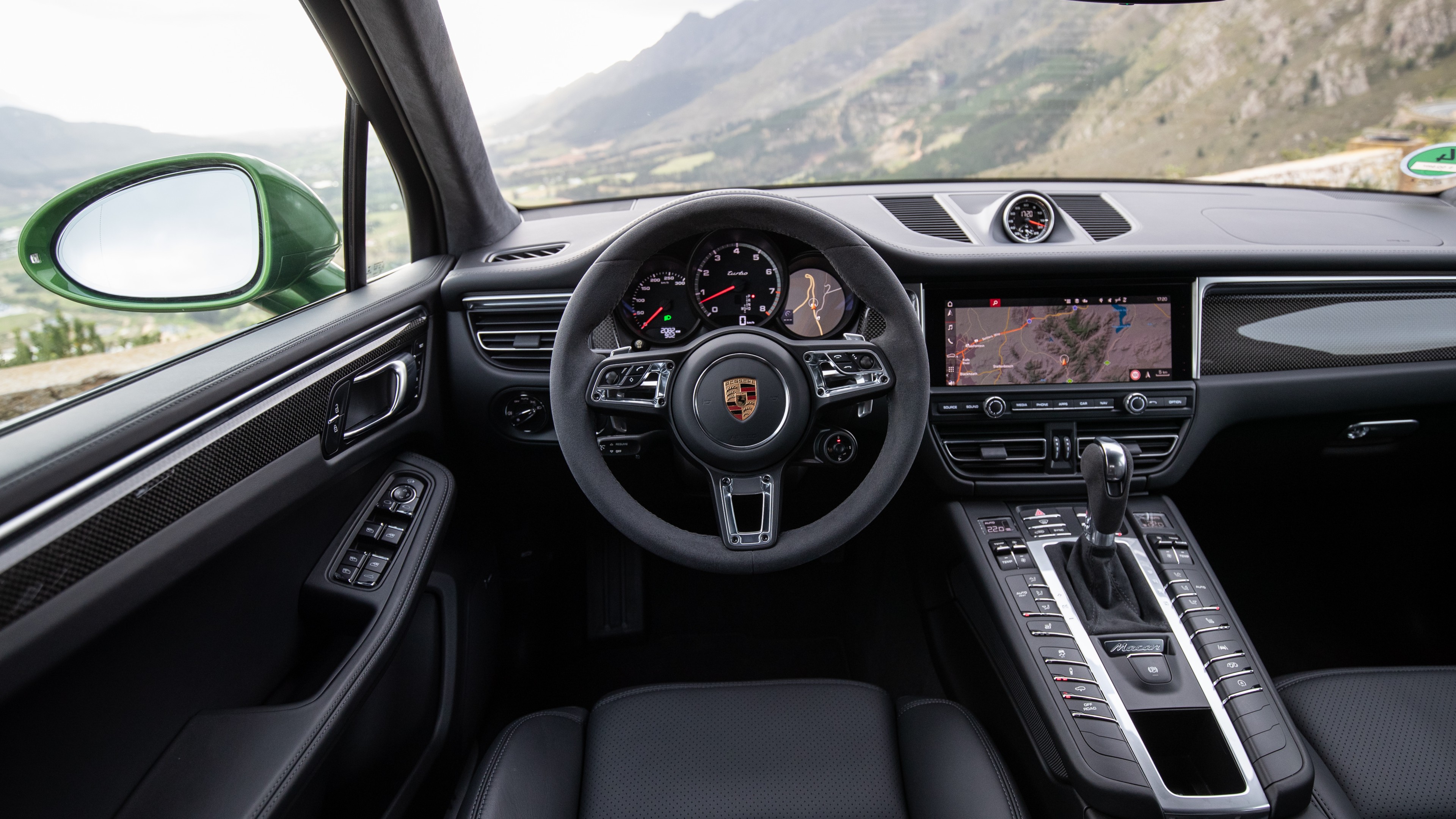 The seats are roomy and accommodating, and there are plenty of tech and comfort features, albeit a few that require some learning. Wallpaper Porsche Macan Turbo, interior, 2020 cars, SUV