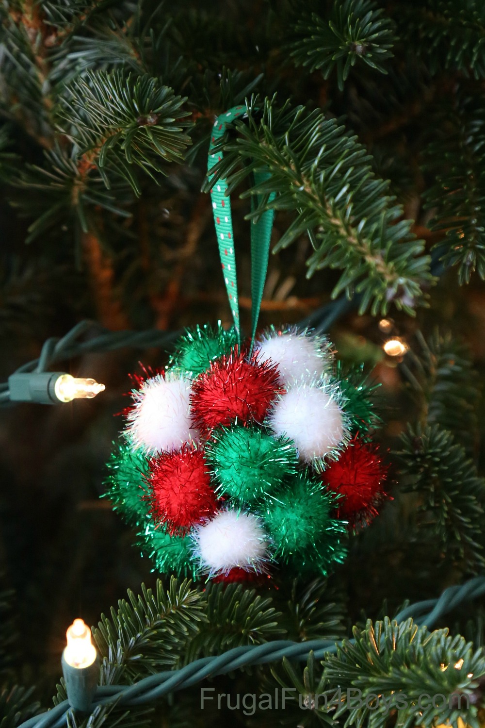 It means you stay connected with the rest of the world while on the move! Sparkly Pom Pom Ball Christmas Ornaments for Kids to Make