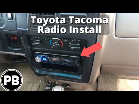The toyota tacoma is one of the most popular pickup truck models in the united states. 1998 - 2004 Toyota Tacoma Stereo Install Pioneer DEH