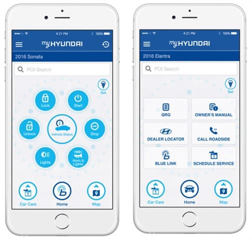 The hyundai blue link® dealer assist lets you turn your car on, set your temperature settings, and perform many useful tasks right from your smart device. New Blue Link Combo From Hyundai With Car Care In Myhyundai Auto Connected Car News