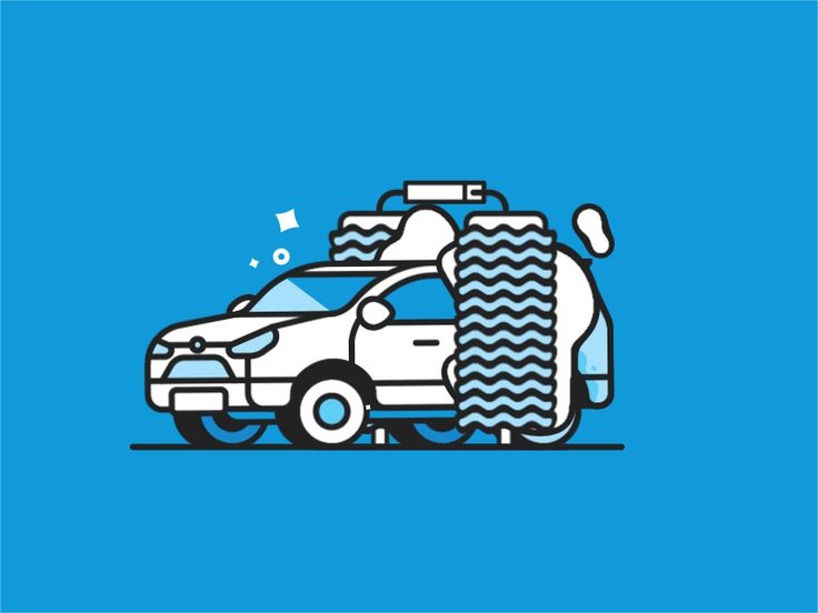 When it comes to washing your car, you'll want to invest in a proper car wash soap. Car Wash - GIF | Car illustration, Car animation, Wash logo