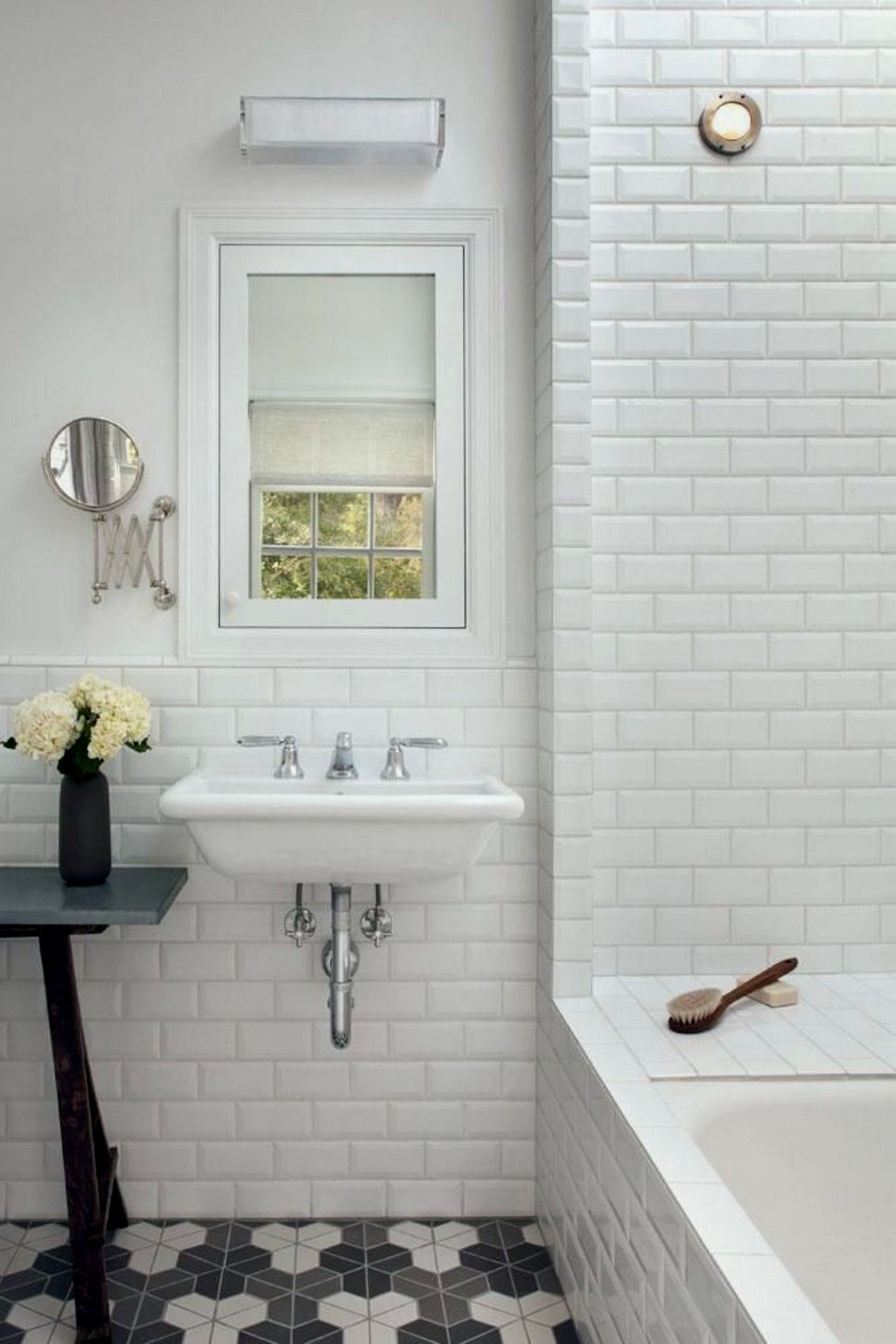 20+ Small Bathroom Floor Tile Ideas - MAGZHOUSE