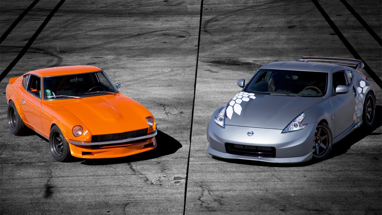 Dark mode menu log in register add yours: Nissan Project 370Z vs 1970 Datsun 240Z with RB26 Track