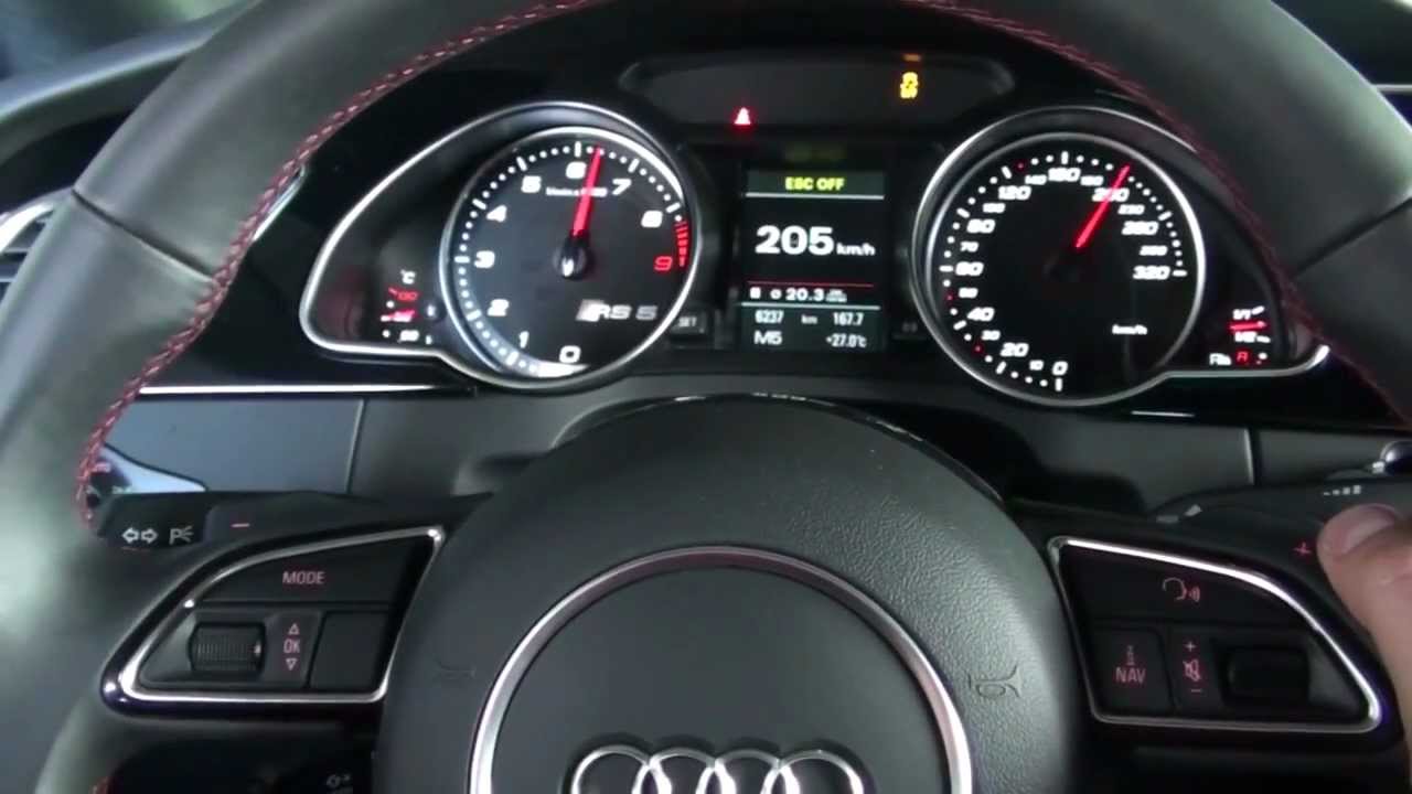 Der audi rs 5 sportback ist mehr als ein sportliches fahrzeug: Audi RS5 speed limiter off top speed 327km/h - YouTube