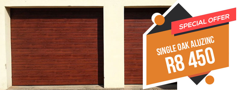 Aluzinc Single Oak Garage Door Prices Rightfit Garage Doors